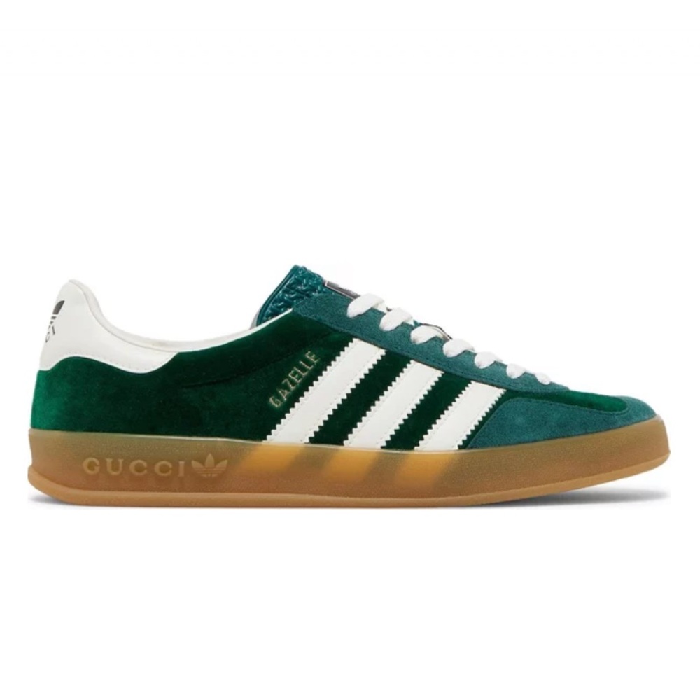 Adidas x Gucci Gazelle 'Green Suede'